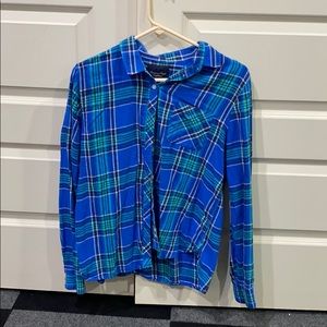 Blue Plaid Flannel
